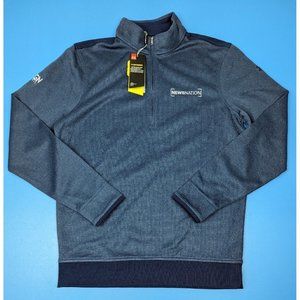 Under Armour Men's Golf Storm 1/2 Half Zip Pullover ColdGear Blue Loose Medium